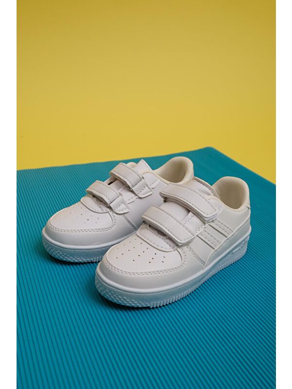 Ezra Air Kalın Taban Bantlı Unisex Bebek Çocuk Sneaker - Görsel 3