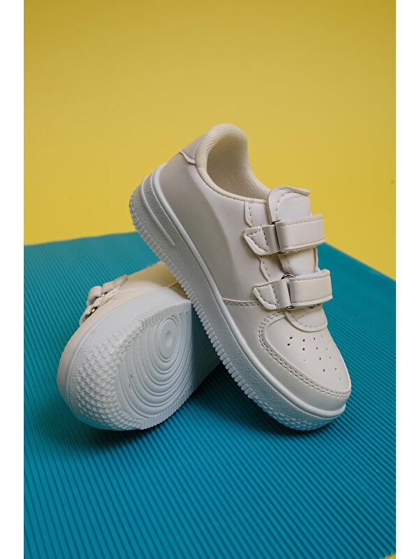 Ezra Air Kalın Taban Bantlı Unisex Bebek Çocuk Sneaker - Görsel 5