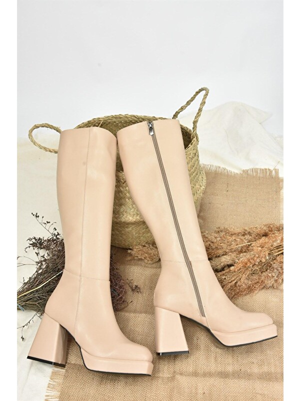 Fox Shoes L2823901 Ten Kadın Çizme