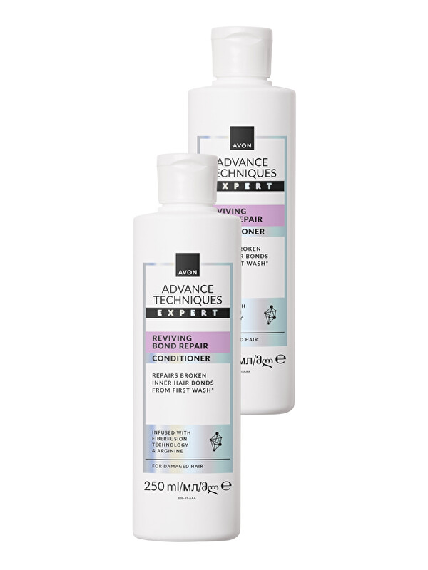 AVON Advance Techniques Expert Saç Bağlarını Güçlendiren Canlandırıcı Saç Kremi 250ml İkili Paket