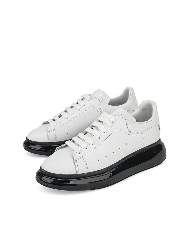 Ziya Ayakkabı Erkek Hakiki Deri Sneaker 143423Z120 Beyaz
