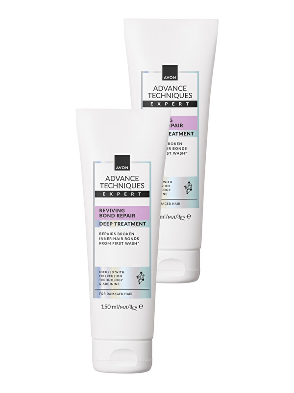 AVON Advance Techniques Expert Saç Bağlarını Güçlendiren Canlandırıcı Yoğun Bakım Maskesi 150ml İkili Pak