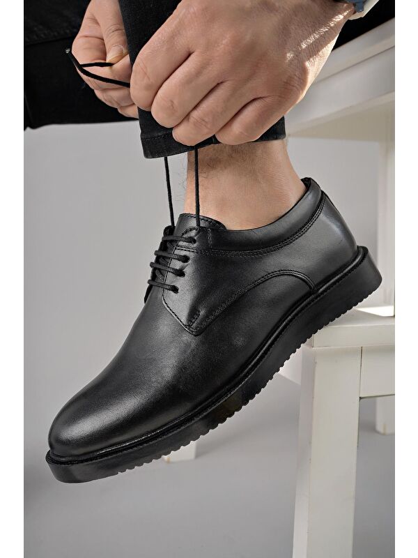 Mendy Erkek Günlük Klasik Hakiki Deri Casual Ayakkabı - Görsel 3