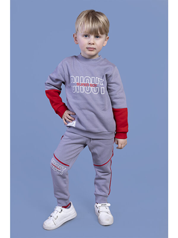 Toontoykids Erkek Çocuk Garnili Balıkçı Yaka EşofmanTakımı