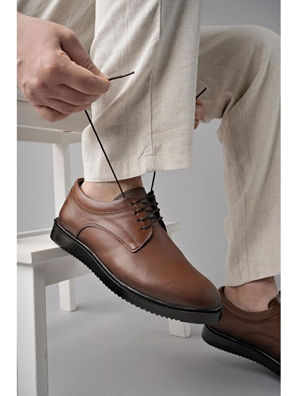 Mendy Erkek Günlük Klasik Hakiki Deri Casual Ayakkabı - Görsel 5