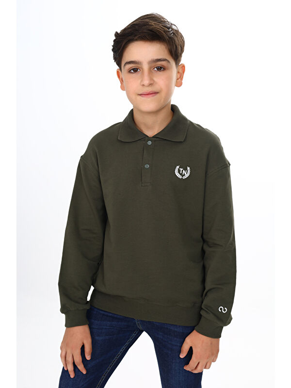 Toontoykids Erkek Çocuk Baskılı Sweatshirt