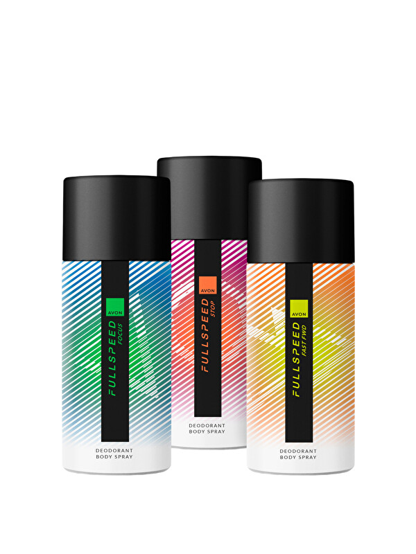 AVON Full Speed Fast FWD Stop ve Focus Erkek Deodorant Paketi