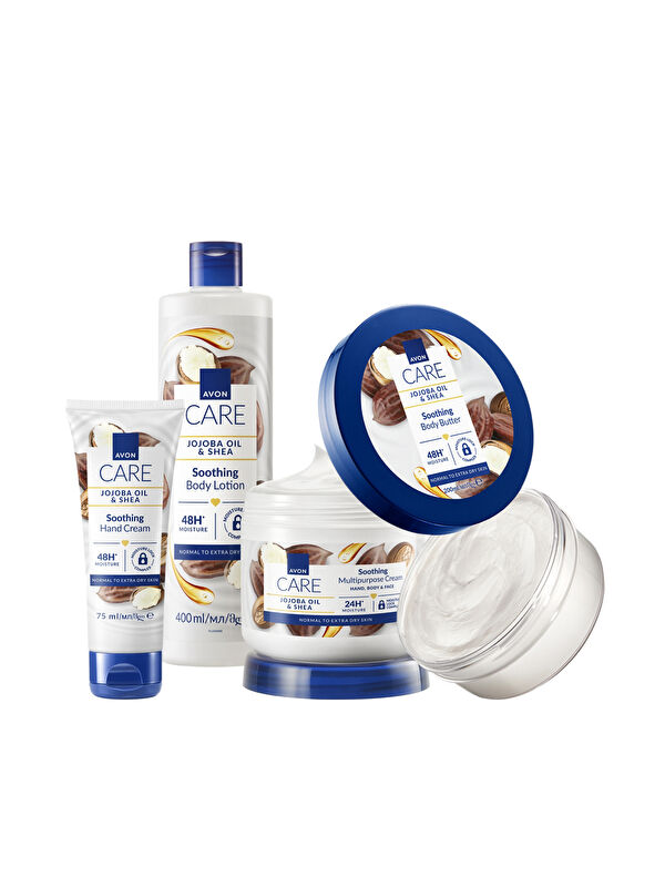AVON Care Jojoba Yağı ve Shea İçeren El ve Vücut Krem Paketi