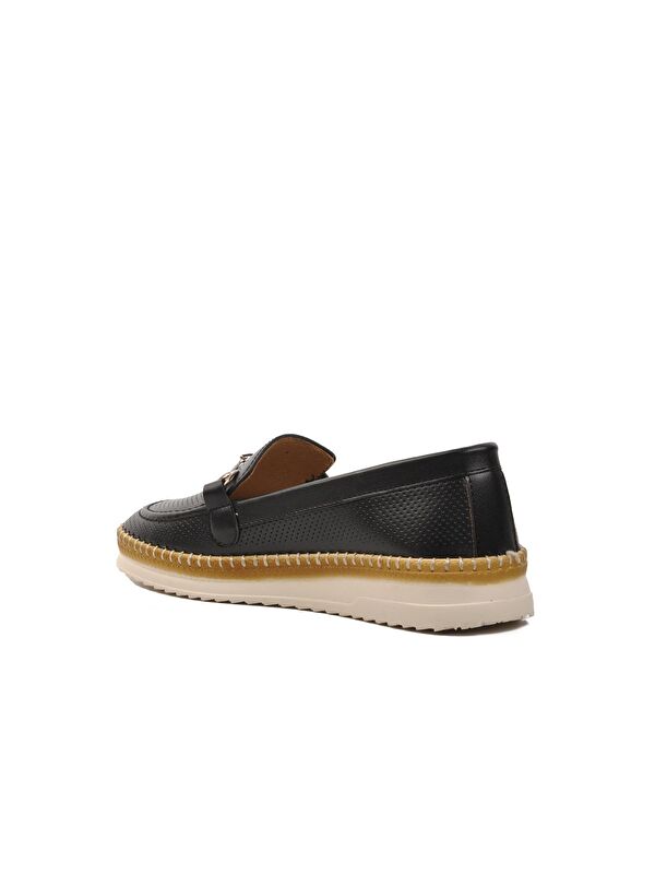 Siyah Kadın Loafer Ayakkabı 651497 - Görsel 5