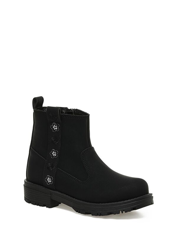 LOUIS.F 3PR Siyah Kız Çocuk Biker Bot - Görsel 3