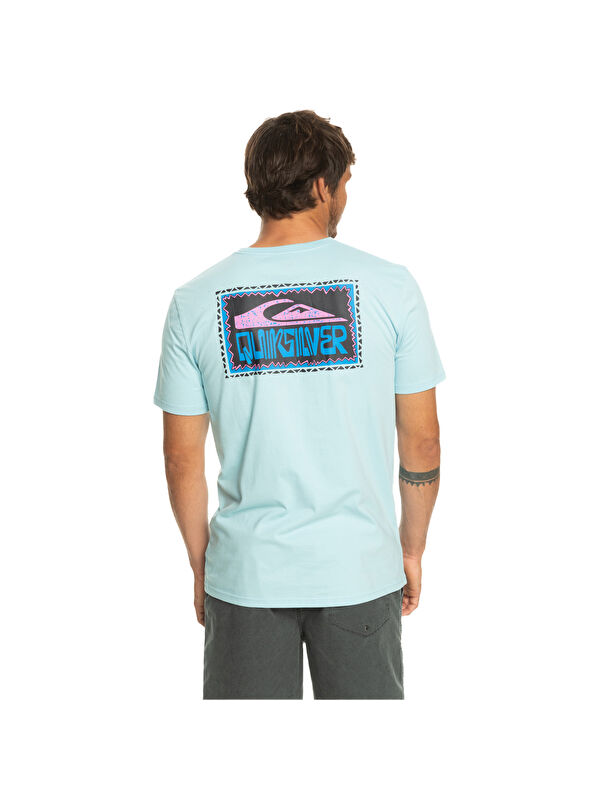 Quiksilver Warpedframes Erkek Mavi Tişört