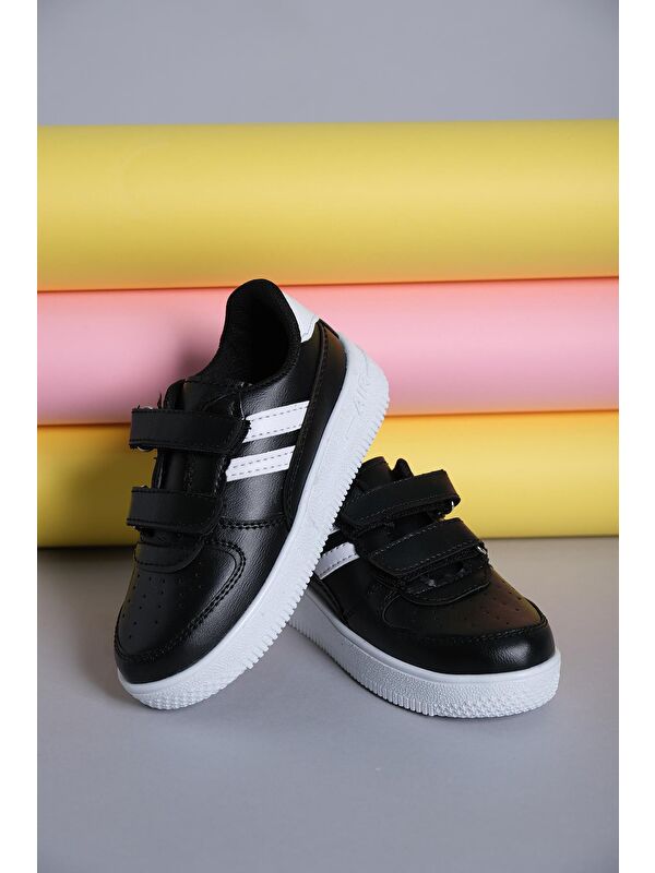 Ezra Air Kalın Taban Bantlı Unisex Bebek Çocuk Sneaker - Görsel 3