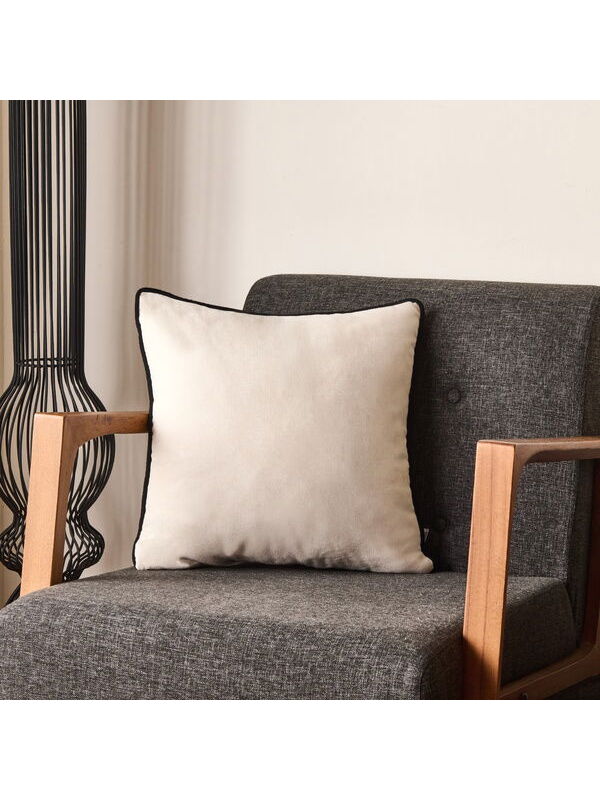 Evidea Soft Asas Kırlent - Beyaz - 45x45 cm