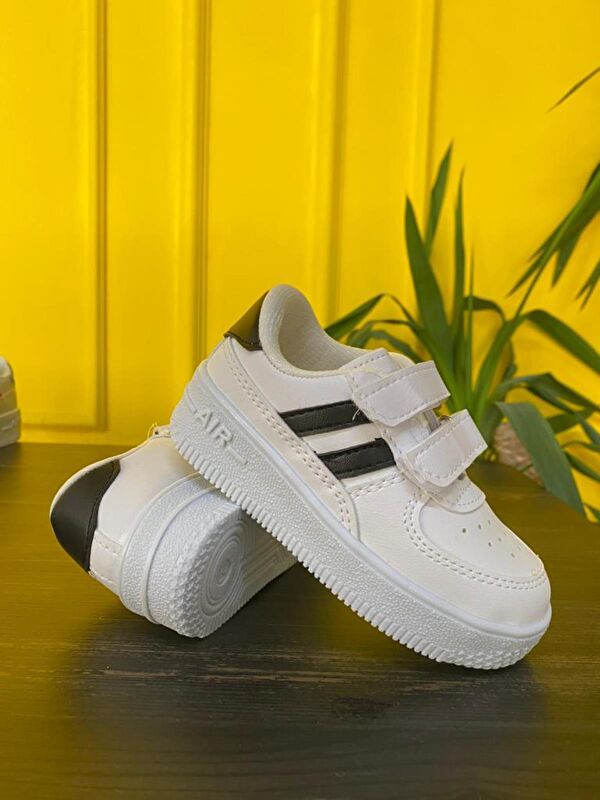 Ezra Air Kalın Taban Bantlı Unisex Bebek Çocuk Sneaker - Görsel 3