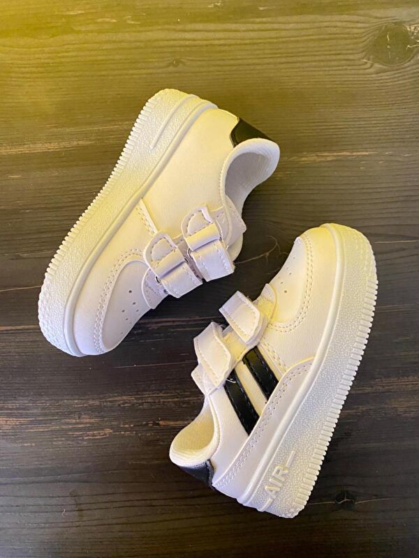 Ezra Air Kalın Taban Bantlı Unisex Bebek Çocuk Sneaker - Görsel 4