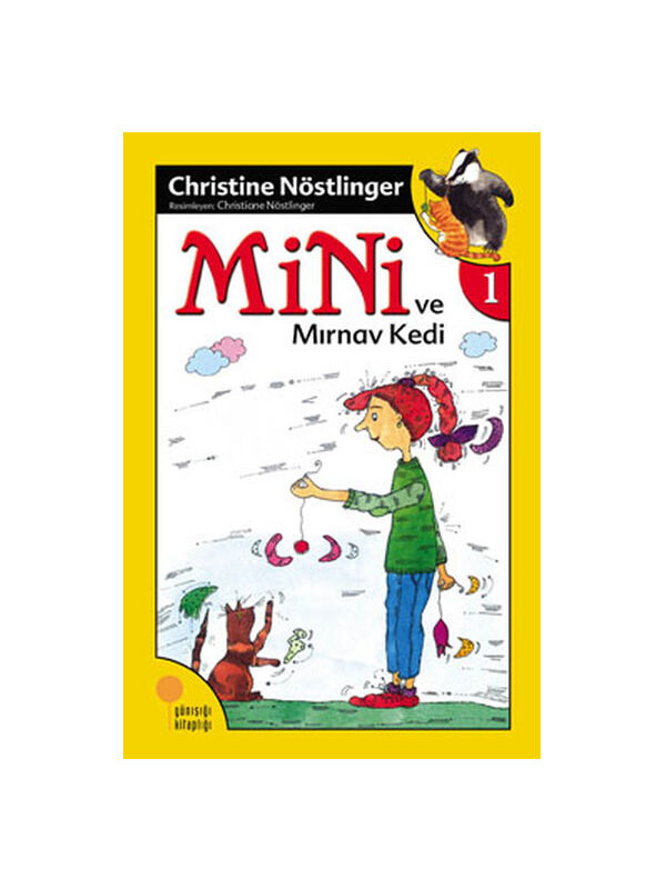 Günışığı Kitaplığı Mini Dizisi 1 Mini ve Mırnav Kedi Christine Nöstlinger