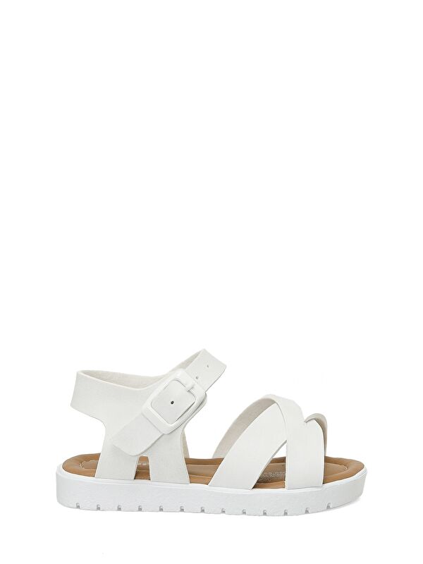 KLAS.B5FX Beyaz Kız Çocuk Sandalet - Görsel 2