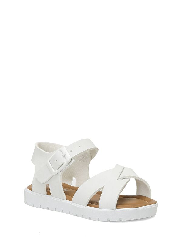 KLAS.B5FX Beyaz Kız Çocuk Sandalet - Görsel 3