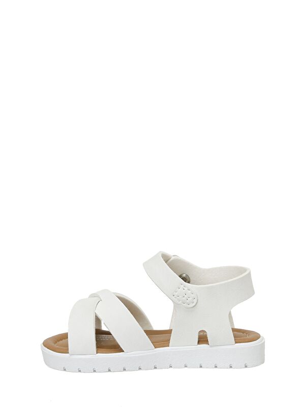 KLAS.B5FX Beyaz Kız Çocuk Sandalet - Görsel 4