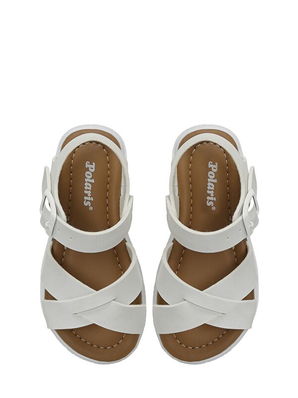 KLAS.B5FX Beyaz Kız Çocuk Sandalet - Görsel 5