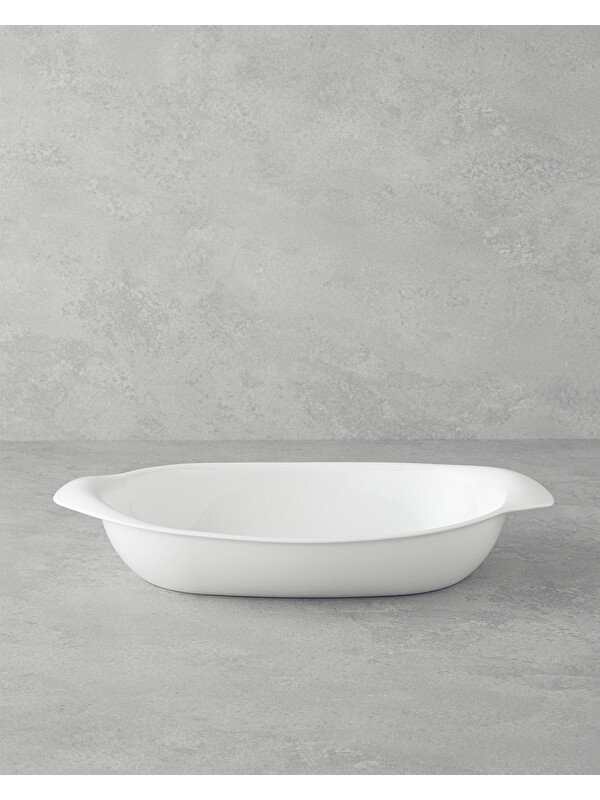 English Home Elise Porselen Fırın Kabı 36 cm Beyaz