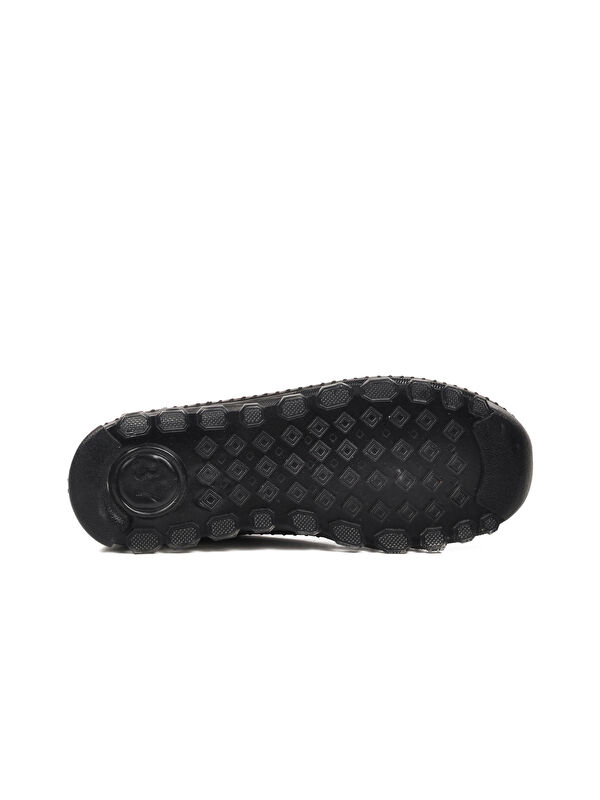 Siyah Hakiki Deri Kadın Casual Ayakkabı 0001 Z - Görsel 6