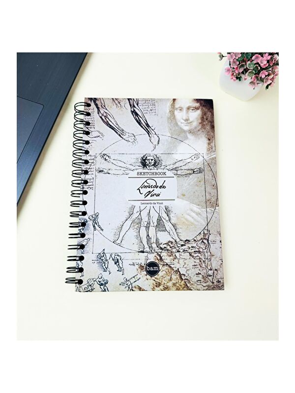 Bam Hediyelik Eşya 23x16cm Sketch Book   Eskiz Defteri   Siyah Sayfa   120 Gr   64 Yaprak