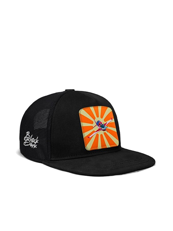 BlackBörk Trucker Hip Hop Kids Güneş Hürkuş Lisanlı Siyah Çocuk Şapka