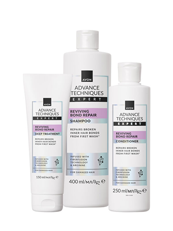 AVON Advance Techniques Expert Saç Bağlarını Güçlendiren Canlandırıcı Bakım Paketi