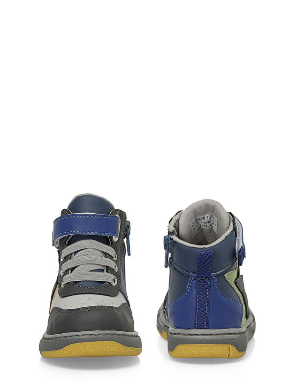 STOR.B4PR Antrasit Erkek Çocuk High Sneaker - Görsel 6