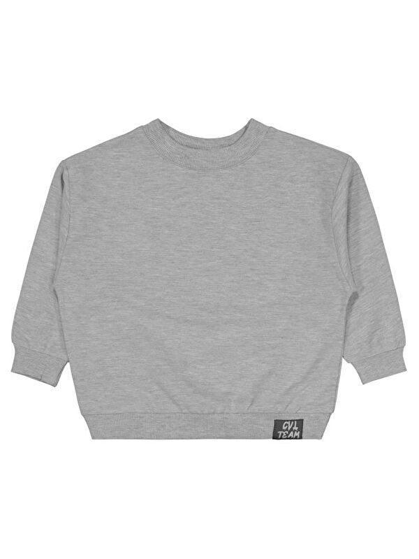 Civil Boys Cvl Team Etiketli 2-5 Yaş Sweatshirt - Gri 3-4 Yaş