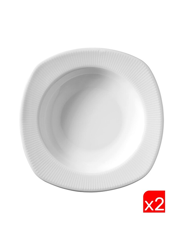 Kütahya Porselen Çisil Çukur Tabak 22cm CSL22CK00 2 li