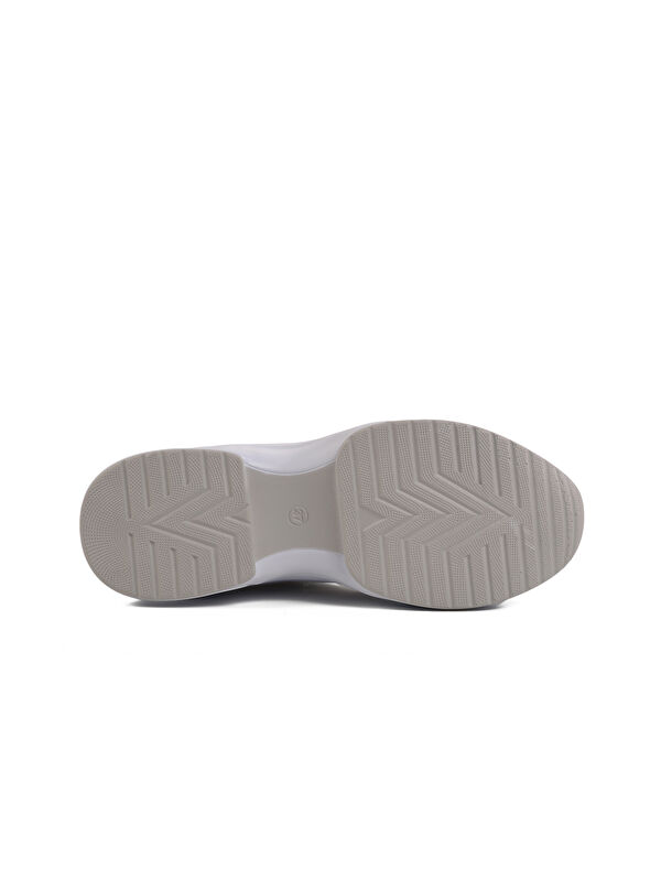 Beyaz Fileli Hafif Air Taban Kadın Spor Ayakkabı 185 G - Görsel 6