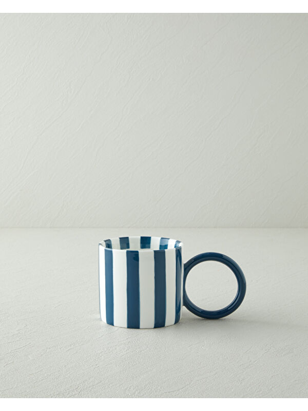English Home Boldy Lines New Bone China Kupa 350 ml Mavi