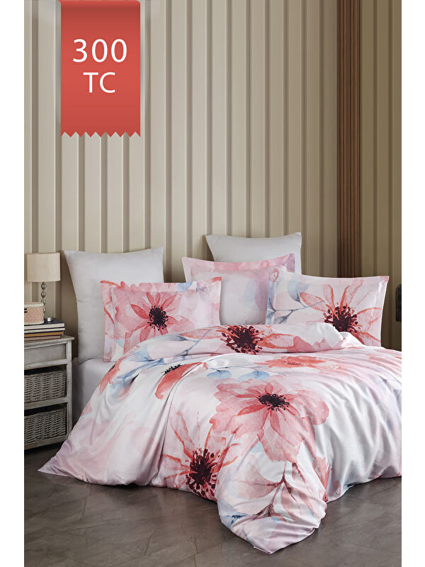 Varol Royal Saten Çift Kişilik 300TC Nevresim Takımı - CASİLDA