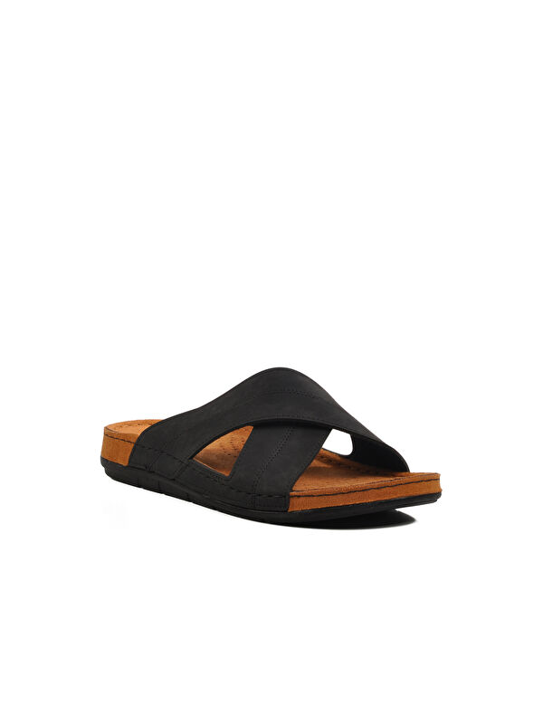 Siyah Anatomik Erkek Terlik Bento M - Görsel 4