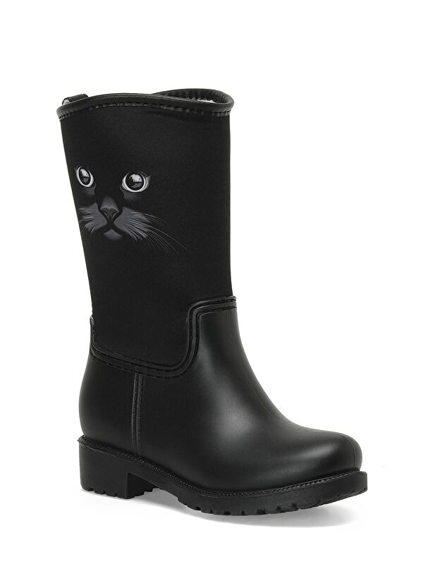 ELIS F 3PR Siyah Kız Çocuk Yağmur Çizmesi - Görsel 3