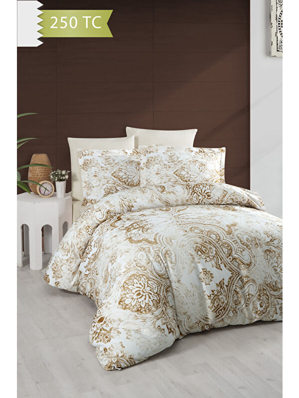 Varol 250 TC Bambu Karışımlı Pamuk Saten Nevresim Takımı – Family Size - SANTE