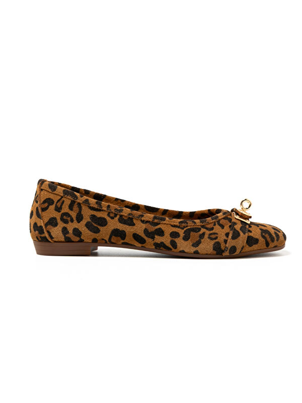 John May Kadın Babet MAR-25Y-194-6050 Taba Leopar