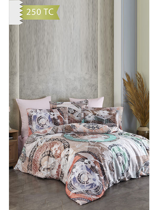 Varol 250 TC Bambu Karışımlı Pamuk Saten Nevresim Takımı – Family Size - FİOSOLE