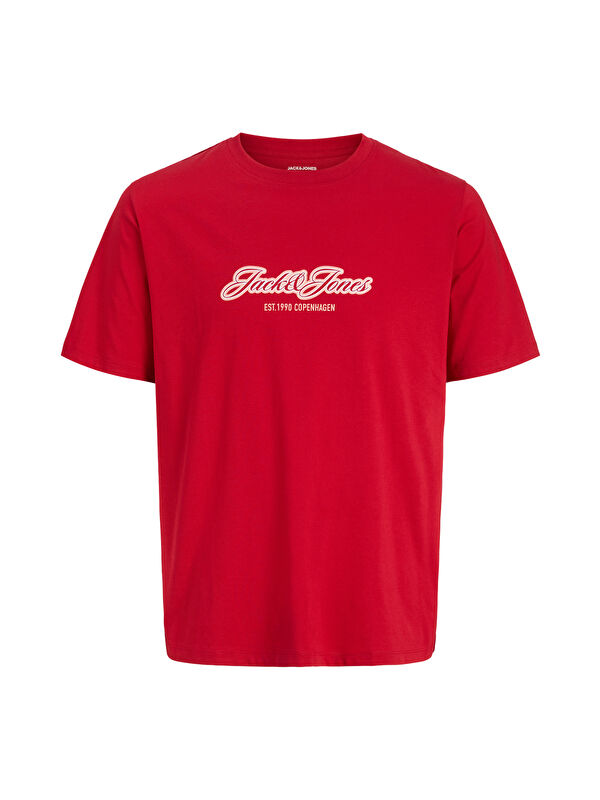 Jack & Jones Originals Baskılı %100 Pamuk Regular Fit Bisiklet Yaka T Shirt 12297893