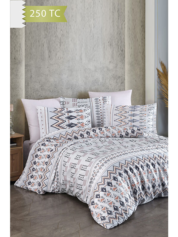 Varol 250 TC Bambu Karışımlı Pamuk Saten Nevresim Takımı – Family Size - CORSO