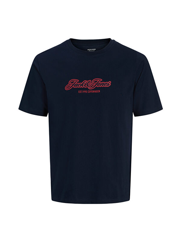 Jack & Jones Originals Baskılı % 100 Pamuk Regular Fit Bisiklet Yaka T Shirt 12297893
