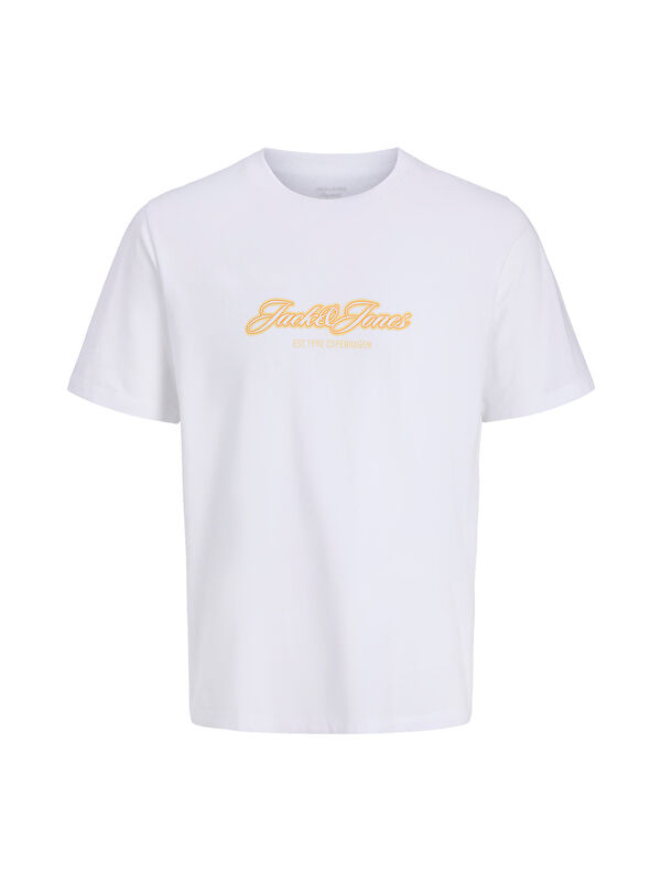 Jack & Jones Originals Baskılı % 100 Pamuk Regular Fit Bisiklet Yaka T Shirt 12297893