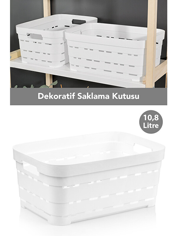 Meleni Home Delikli Dekoratif Piramit Saklama Kutusu