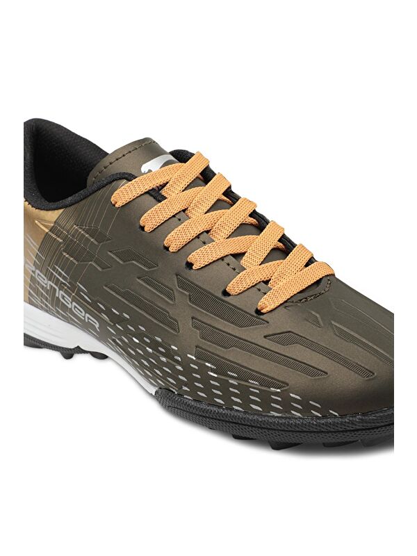 SCORE I HS Erkek Çocuk Halı Saha Haki / Altın Futbol Ayakkabısı - Görsel 5