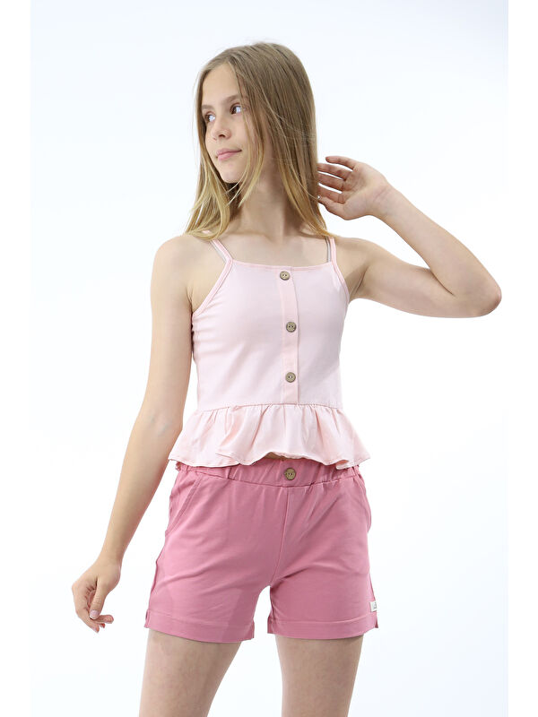 Toontoykids Kız Çocuk Şortlu Takım