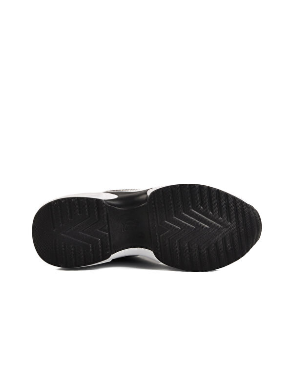 Siyah Yüksek Taban Kadın Spor Ayakkabı 6031 Z - Görsel 6