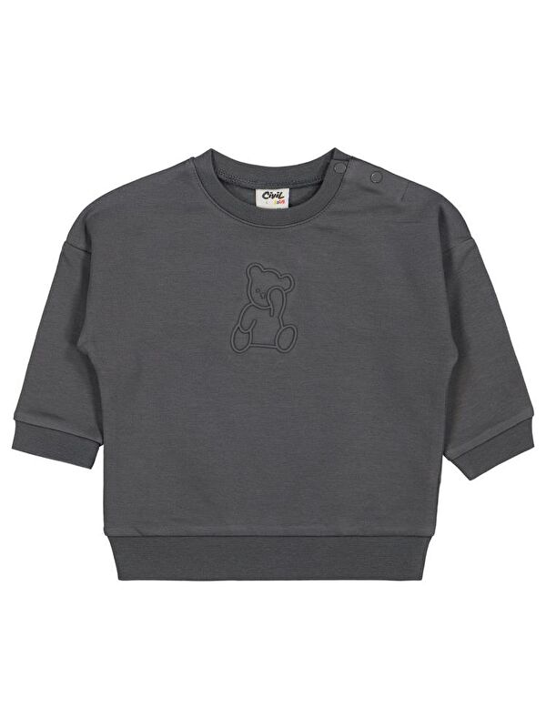 Civil Baby Teddy Baskılı 6-18 Ay Sweatshirt