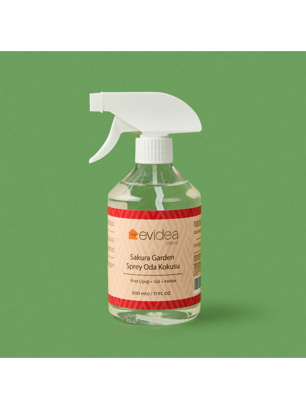 Evidea Deco Sakura Garden Sprey Oda Kokusu - Şeffaf - 500 ml
